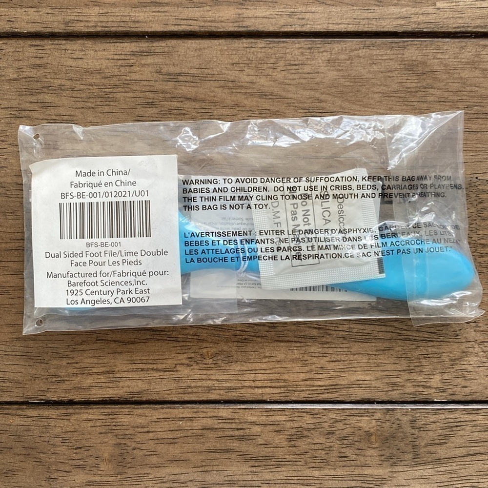 Barefoot Scientist Smooth Things Over Pedicure File Sealed NWT - Picture 2 of 4